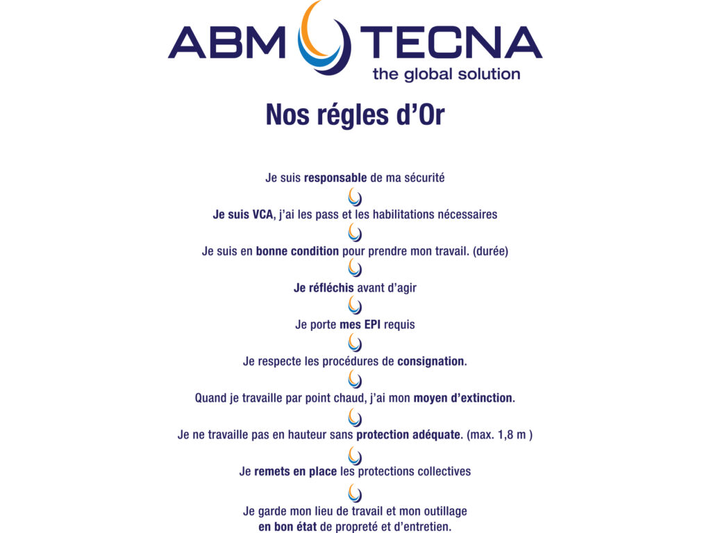 ABM TECNA internal communication material