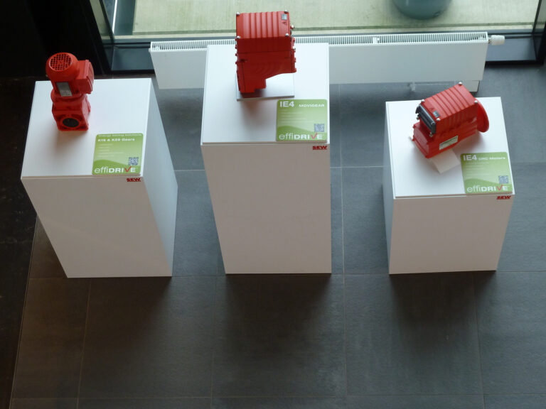 Customised SEW-EURODRIVE furniture and display