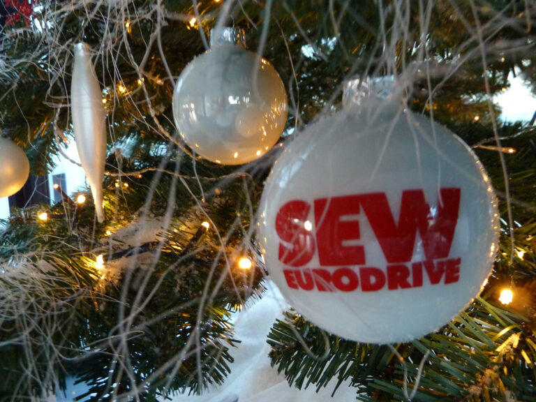 Customised SEW-EURODRIVE Christmas bauble