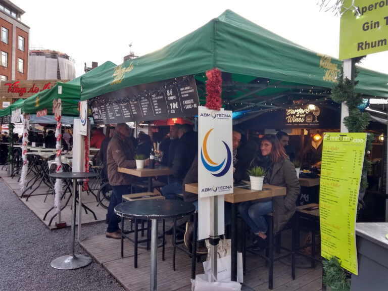Activiteit in het kerstdorp in Luik