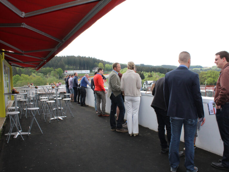 Activiteit in de WIFFI-loge in Spa-Francorchamps