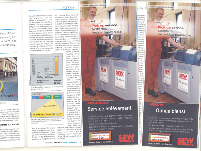 Serviceadvertentie SEW-EURODRIVE